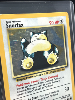 Pokemon '143 Snorlax 11/64 Holo No Symbol Rare Vintage WOTC 1999 MP - Image 2