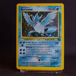 Articuno 2/62 Pokemon Fossil Vintage Rare Holo, NM/MINT - Image 1