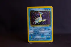 Lapras 10/62 Pokemon Fossil Vintage Rare Holo, NM/MINT - Image 2