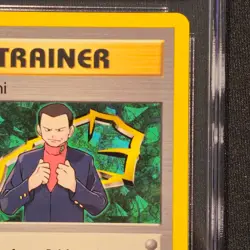 Giovanni 104/132 2000 Pokemon Gym Challenge 1st Edition Rare CGC 8.5 NM/MINT+ - Image 4