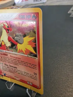 Pokemon Blaziken EX Ruby & Sapphire 3/109 Holo Rare 2003 100 HP Fire Stream - Image 2