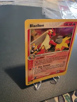 Pokemon Blaziken EX Ruby & Sapphire 3/109 Holo Rare 2003 100 HP Fire Stream - Image 3