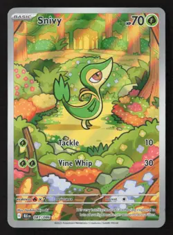 Snivy Illustration Rare Holo BLK 087/086 NM Pokemon TCG - Image 1