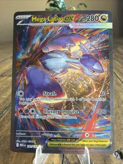Pokemon Mega Evolutions Mega Latias EX Special Illustration Rare #181 🔥✅👍😳 - Image 1