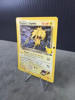 Rocket’s Zapdos 15/132 Celebrations Holo Rare Pokemon TCG NM English 🔥 - Image 2