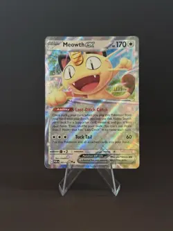 Pokemon TCG Me03: Perfect Order Meowth Ex 062/088 Double Rare Holo English NM - Image 1