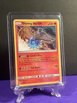 Pokemon TCG Shining Ho-Oh SM70 Black Star Promo Holo Shining Legends English - Image 2