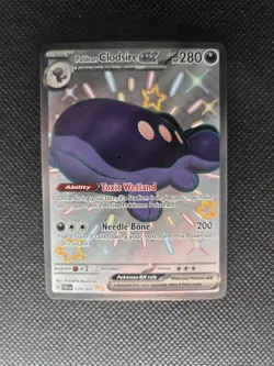 Pokemon TCG Paldean Clodsire EX 219/091 Shiny Holo SV Paldean Fates 2024 - Image 3