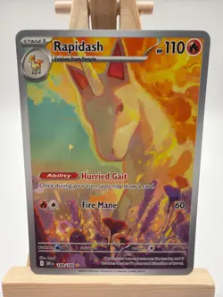 Rapidash 189/182 Illustration Rare (IR) - Pokemon Destined Rivals NM - Image 1
