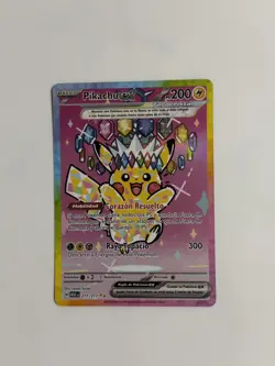 SPANISH Pokemon TCG Pikachu ex 277/217 Ascended Heroes Special Illustration Rare - Image 1