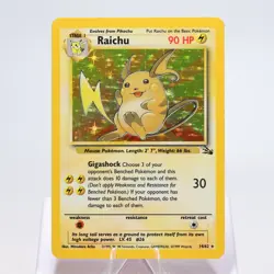 Pokemon TCG - Raichu 14/62 Fossil Holo Rare WOTC - EXC/NM - Image 2
