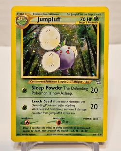 Jumpluff 7/111 Holo Rare Unlimited Neo Genesis Pokemon 1534 - Image 1