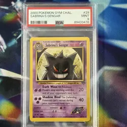 Pokemon PSA 9 NM-MINT 2000 Sabrina's Gengar 29/132 Gym Challenge - Image 1