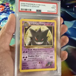 Pokemon PSA 9 NM-MINT 2000 Sabrina's Gengar 29/132 Gym Challenge - Image 5