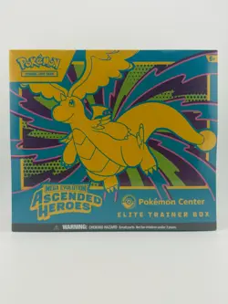 Pokemon TCG Ascended Heroes Pokemon Center ETB Elite Trainer Box w/ Acrylic Case - Image 2