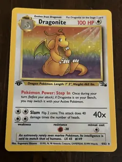 Pokemon Dragonite ex 90/97 Dragon Holo Ultra Rare English HP150 Stage 2 EX - Image 1