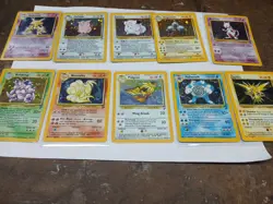 Pokemon Base Set 2 Holos Wotc Vintage Good Condition Mewtwo Swirl Ninetails - Image 1