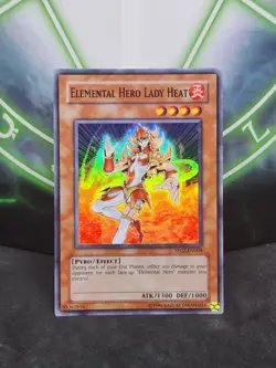 Yugioh Elemental Hero Lady Heat PP02-EN008 Super Rare NM - Image 1