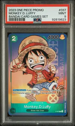 Monkey D Luffy Bandai Games Fest 2023 One Piece PSA9 - Image 1