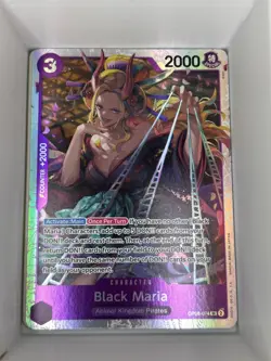 OP08-074 Black Maria English SR One Piece TCG Card Game - Image 1