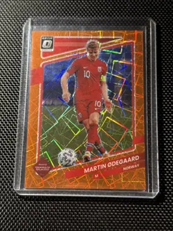 2021-22 Donruss Optic Road to World Cup #103 Martin Odegaard Orange Velocity /49 - Image 1