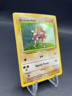 Hitmonchan 007/102 Base Set Holo MP - Image 2