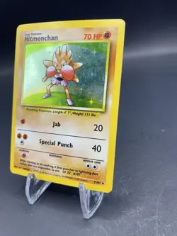 Hitmonchan 007/102 Base Set Holo MP - Image 3