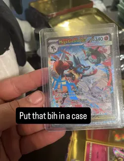 Pokemon Mega Lucario EX Full Art Holo 179/132 Me01 Special Illustration Rare HP… - Image 1