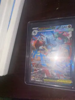 Pokemon Mega Lucario EX Full Art Holo 179/132 Me01 Special Illustration Rare HP… - Image 3