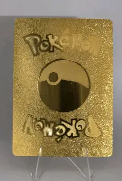 Pokemon Mega Lucario EX 690hp Gold Foil Fan Art Collector Card TCG - Image 4