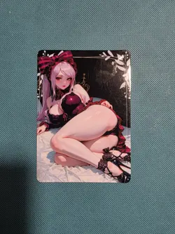 Beautiful Waifu Card -Shalltear -Goddess ACG Custom DIY Fan Art Card - Image 1