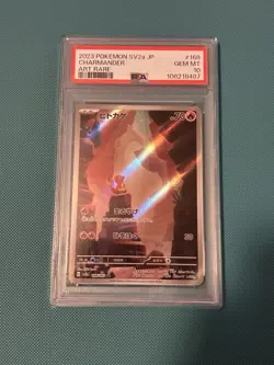 Pokemon Charmander 168/165 Sv2a Card 151 Art Rare Holo Japanese PSA 10 2023 - Image 1