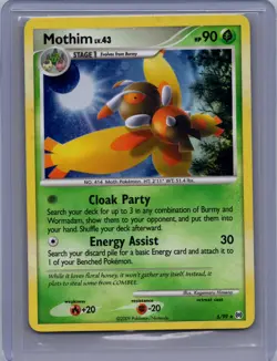 MOTHIM 6/99 - COSMO Holo Rare - Platinum Arceus - 2009 POKEMON CARD - LP - Image 1