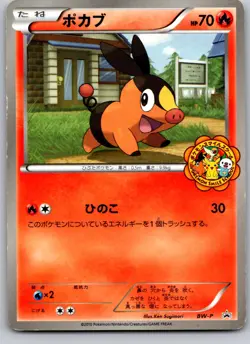 TEPIG 079/BW-P HOKKAIDO BATTLE TRAIN JAPANESE POKEMON CARD TCG MP 2011 - Image 2