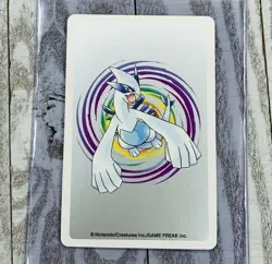 8 of Diamonds Sunflora 192 Pokemon Poker Playing Card 1999 Japan Lugia Silver - Image 2