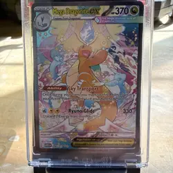 Mega Dragonite EX Full Art Holo Pokemon Card 290/217 EX HP 370 English - Image 1
