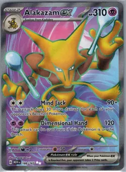 Alakazam ex 188/165 SV: Scarlet & Violet 151 - Pokemon Card - NM - Image 1