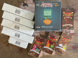 Cryptozoic Adventure Time Card Wars Lot Kickstarter, Playmats, BMO, Decks sealed - Image 1