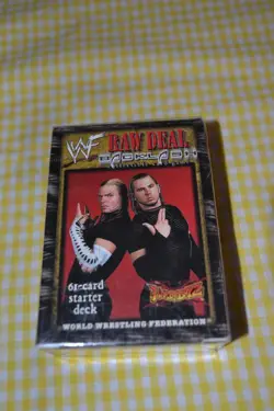 WWF Raw Deal Backlash Hardy Boyz 61-Card Starter Deck sealed 2001 - Image 1