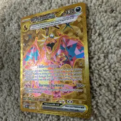 Charizard ex 228/197 Gold Holo Full Art Tera EX Obsidian Flames Card New-Fresh - Image 2