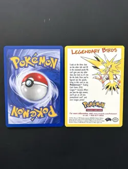 Zapdos #23 Black Star Promo + Ad Card (PACK FRESH) - Image 2