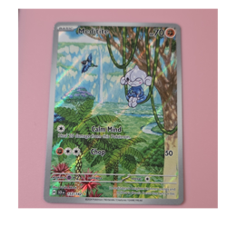 Pokemon Meditite Full Art Holo Card SV07: Stellar Crown 153/142 Illustration Ra… - Image 1