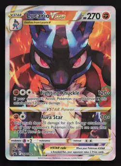 Lucario VSTAR SWSH291 Holo Promo Sword & Shield Promo Pokemon Card - Image 1