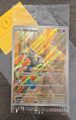 Mimikyu SVP 075 Black Star Promo Scarlet & Violet Pokemon Card SEALED - Image 3