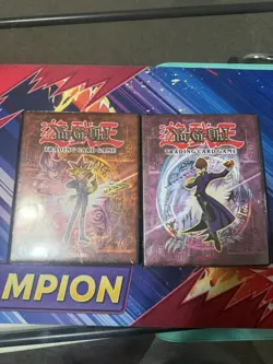 2x Kaiba + Yugi Vintage Binder YUGIOH Trading Card Game - Image 1