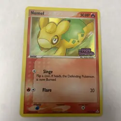 Numel 72/110 ex Holon Phantoms Reverse Holo Stamped Pokemon Card - Image 1