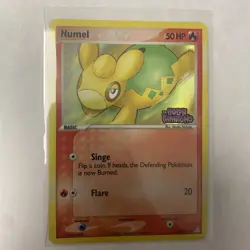 Numel 72/110 ex Holon Phantoms Reverse Holo Stamped Pokemon Card - Image 3