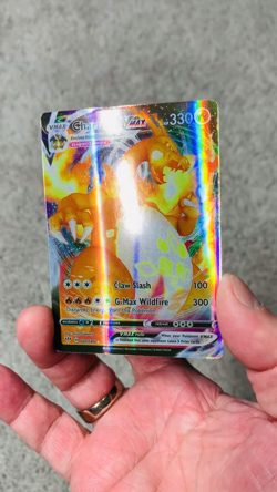 Charizard VMax HP330 Claw Slash #020/189 Holo Fan Art Display Collector Card NM! - Image 2