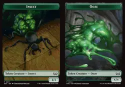 Insect // Ooze - Token DSC NM MTG - Image 1