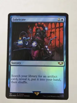 Fabricate Warhammer FOIL X1 40K MTG Warhammer LARP PROMO - Image 1
